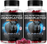 (2 Pack) Dominator Maxx Gummies for Men - Dominator Maxxx Natural Daily Nutrition Support Premium Advanced Formula Multivitamin