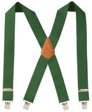 John Deere Mens 2 Logger Style Suspender,John Deere Green,One Size