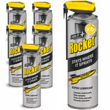 Rocket TT Multi-Purpose Lubricant Spray, 15.2 Fl Oz (Pack of 6) - Penetrating Oil & Anti-Corrosion Spray for Rusted Bolts, Tools