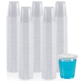 Lilymicky 500 Pack 3 oz Clear Plastic Cups, Small Disposable Bathroom Cups, 3 Ounce Plastic Mouthwash Cups for Tasting