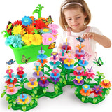 SpringFlower Toys for Girls 3 4 5 6 7 Years Old, Flower Garden Building Kit with Storage case,Educational STEM Toy and Preschool