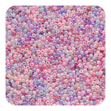 2mm Craft Glass Seed Beads for Jewelry Making, 4400 Pcs Friendship Bracelet Beads for Hair Braiding, DIY Necklace Key Chain Home