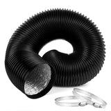 iPower Flexible 4 Inch 16 Feet Aluminum Ducting 4 Layer Protection Dryer Vent Hose for HVAC Heating Cooling Ventilation and Exha