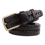 Zoro MenS Leather Belt (ZrBlb357205Br_Brown)