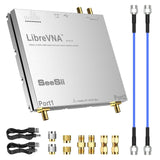 Seesii LibreVNA 2.0 100kHz-6GHz Vector Network Analyzer, NanoVNA Antenna Analyzer USB Based Full 2-Port with External Reference