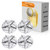 Pionix Extra Power Lint Remover Fabric Shaver Replacement Blades (4 Pack), Used to Replace The Blades of Pionix Fabric ShaverBe
