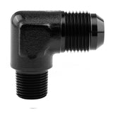 EVIL ENERGY 8AN to 3/8 NPT Male 90 Degree Fitting Adapter Aluminum