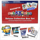 153 pc Daily Visual Schedule Magnets for Kids-Create Healthy Routines, Reminders, Kids Calendars, Chore Charts & Behavioral Supp