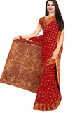 Tamaira Fashion Womens Plain Weave Pure Cotton Saree Without Blouse Piece(2355_Red)