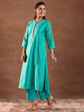 Libas Women'S Chanderi Silk Kurta Set (49459