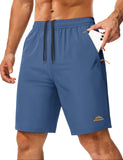 MAGCOMSEN Athletic Shorts for Men 9 Inch Inseam Summer Hiking Workout Shorts Fishing Gym Lightweight Fitness Running Breathable