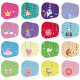 Timgle 48 Pcs Adhesive Eye Patches for Kids Girls 16 Styles Toddler Eye Patches Bulk Latex Free Light Blocking Fun Cute Designs
