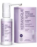 Keranique Hair Regrowth Treatment for Women - 2% Minoxidil for Hair Growth & Thickening - Topical Solution Scalp Treatment for H