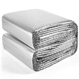 YoleShy Double Reflective Insulation 48 in X 15 FT RV Window Insulation for Summer Heat Reflective Window Film for Roof, Car, Ga