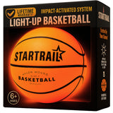 TOMLEON Light-Up Basketball | Glow in The Dark LED Ball Size 7, Official Size & Weight | Glowing, Lighted Sports Gift for Kids &