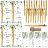 Yeaqee 48 Set Employee Appreciation Gift Inspirational Bamboo Pens Motivational Thank You Bookmarks Cards Back to School Gifts f