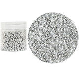 Bala&Fillic Opaque Silver Color 4mm Glass Seed Beads About 1400pcs in Box 6/0 Glass Craft Seed Beads for Jewelry Making (Silver)
