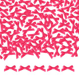 Meseey 100 Pcs Mini Shocking Pink Satin Ribbon Bows with Tape 1.5 Inch Self Adhesive Craft Bows Flowers Appliques DIY Craft for