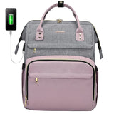 LOVEVOOK Laptop Backpack for Women Fashion Business Computer Backpacks Travel Bags Purse Doctor Nurse Work Backpack with USB Por