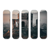 woopme Set of 5 Magnetic Broken House Bookmark for Book Lovers Readers Students Gift Magnetic Page Clips Folding