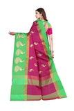 Om Sai Latest Creation Soft Cotton &Silk Saree For Women Half Saree Under 349 2019 Beautiful For Women Saree Free (Pink)
