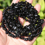 400pcs Natural Chip Stone Beads for Jewelry Making Obsidian 5-8mm Irregular Gemstones Healing Crystal Loose Rocks Bead Hole Dril