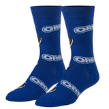 Crazy Socks Chips & Snack Foods Crew Socks, Size Large, Oreo Cookies, Large