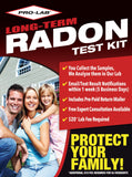 PRO-LAB Long-Term Radon Test Kit for Home - EPA Approved with Advanced Alpha Track Detection Technology - Comprehensive Radon Mo