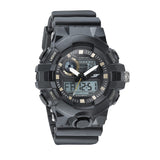 Sf Hustler Analog-Digital Grey Round Dial Men'S Sport Watch-77117Pp01W