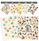 Miss Adola Swedish Dishcloths - 5 Pack Reusable Kitchen Cloths - Absorbent & Fast Drying - No Odor - Animal Pattern - Little Pup