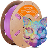 ERYONE Matte Tri Color PLA Filament 3D Printer 1.75mm +/- 0.03mm, Multicolor Filament Tricolor PLA 1KG(2.2lbs) Cardboard Spool,