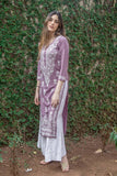 Gosriki Women'S Rayon Blend Straight Chikankari Embroidered Kurta (Victoria Purple-Gs_Xl_Purple_X-Large),Purple,,B0C85RMSK8