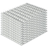 MOZCORN 10 Pcs Truss Plates 6 x 8, Pronged Truss Mending Plates with Nail Teeth, Galvanized Truss Brackets for Truss to Rafter W