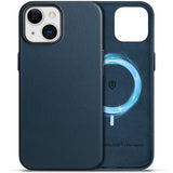 SHIELDON Genuine Leather Case for iPhone 15 2023, Magnetic Wireless Charging Slim Non-Slip Anti-Scratch Shock-Absorbent Phone Ca