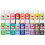 Apple Barrel, Pastel Dreams & Vivid Wonders Collection Acrylic Craft Paint, PROMOTCK, 2 fl oz each, 18 assorted matte colors, 18