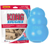 KONG - Puppy and Ziggies - Puppy Toys for Teething with Treats (Colors May Vary) - for Small Puppies