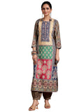 Libas Women'S Crepe Ethnic Motifs Straight Kurta (29240O0R