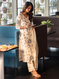 Libas Women'S Cotton Kurta Set (99047O_Off White_Xl)