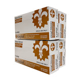 KingSeal X-LARGE, Vinyl General Purpose Disposable Gloves, Powder-Free, 4 mil, Clear - 4 boxes of 100 Gloves by Weight (400 Coun