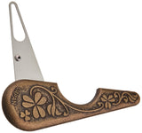 Clover Antique Yarn Threader, 5.1 Height, 2.8 Length x 0.5 Width, Brown