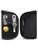 VIPERADE VE10 EDC Pouch Small Pocket Tool Pouch with 10 Compartments, Men's Pocket Organizer for Multitools, EDC Organizer with
