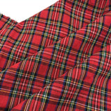 Red Tartan Plaid Fabric - 2 Yard Pre-Cut, 57 Wide, Cotton - for Sewing Apron Tablecloth Christmas Tree Skirt