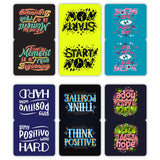 woopme Set of 6 Never Loose Hopes Magnetic Bookmark for Book Lovers Readers Students Gift Magnetic Page Clips Folding