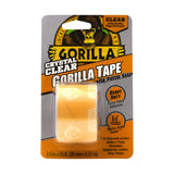 Gorilla Crystal Clear Repair Duct Tape, 1.88 x 5 yd, Clear, (Pack of 1)