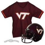 Franklin Sports Virginia Tech Hokies Kids College Football Uniform Set - NCAA Youth Football Uniform Costume - Helmet, Jersey, C