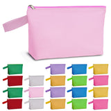 Koolmox 20 Pieces 12Oz Make up Bags bulk with Bottom & Strap, Multi-purpose Cotton Canvas Pouch Travel Toiletry Pouches, Blanks