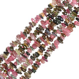 Natural Multi-Color Tourmaline Freedom Chips Loose Beads 3-6mm for Jewelry Making DIY Handmade Craft 16 inch