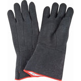 SHOWA Best Glove 8814-08 Size 8 14 Black Char-Guard Non-Woven Lined Heat Resistant Gloves Gauntlet Slip-On Cuff (1/PR)