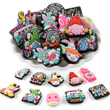 Lovyomi 15Pcs Silicone Focal Beads for Pens, Easter Silicone Beads for Keychain Making, Lanyard Making DIY Handicraft