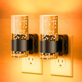 JandCase Night Light, Automatic Night Lights Plug into Wall, 2 Pack Dimmable LED Night Light with Adjustable Brightness, Night L